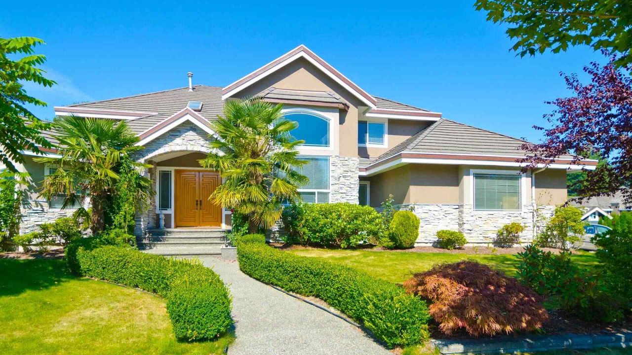 A Modern House With Minimalistic Landscape